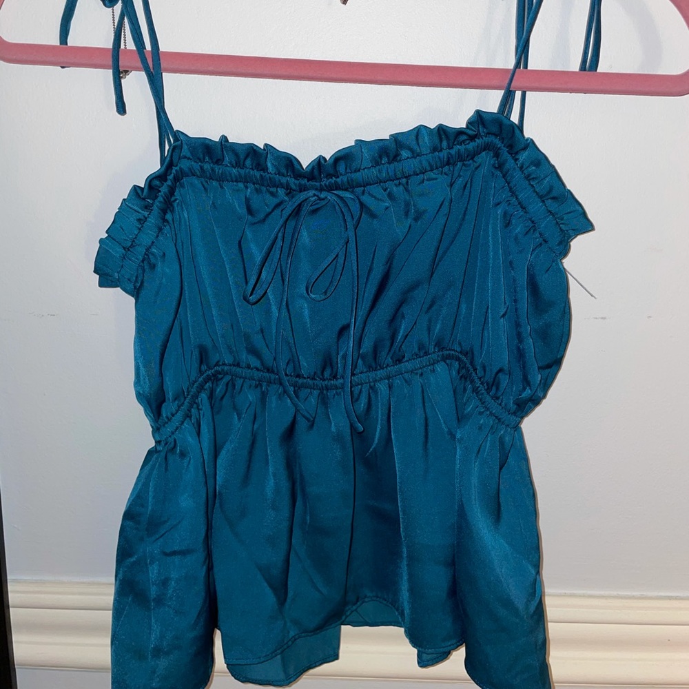 Bluish green top